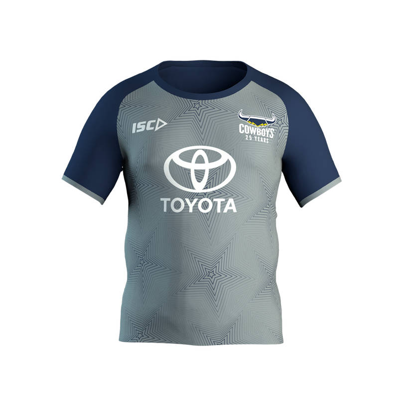 2020 Kids In-Season Training Tee - Grey/Navy0