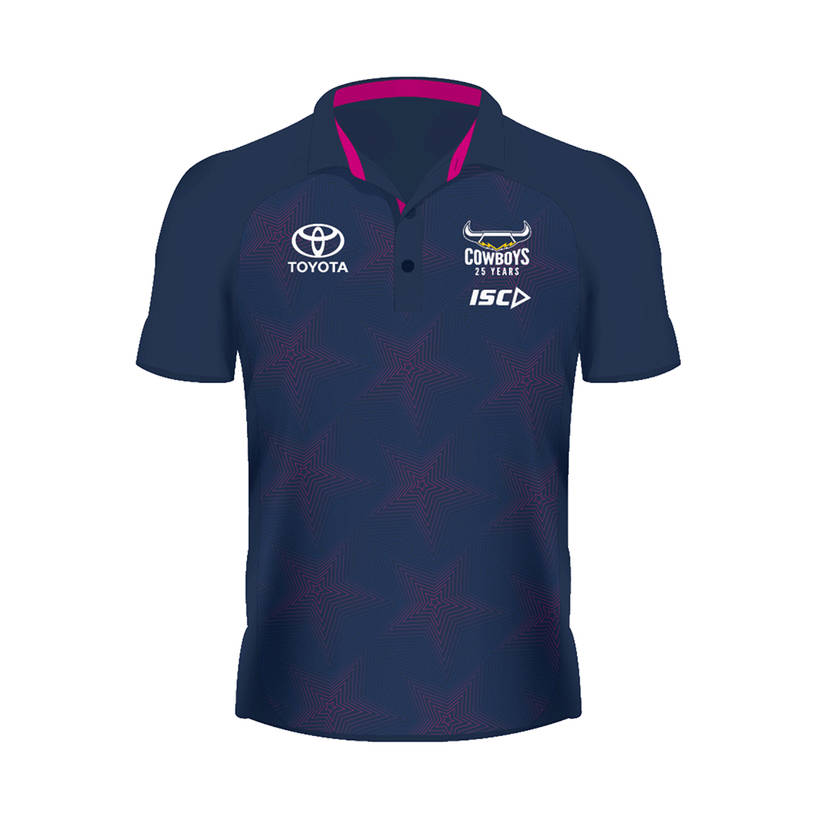 2020 Kids Performance Polo - Navy/Pink0
