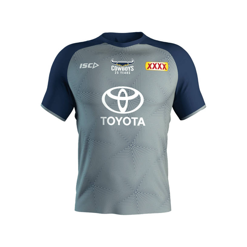 2020 Mens In-Season Training Tee - Grey/Navy0