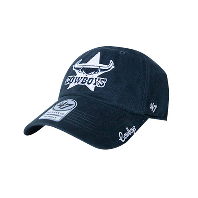 Womens Navy Sparkle Team Clean Up Cap0