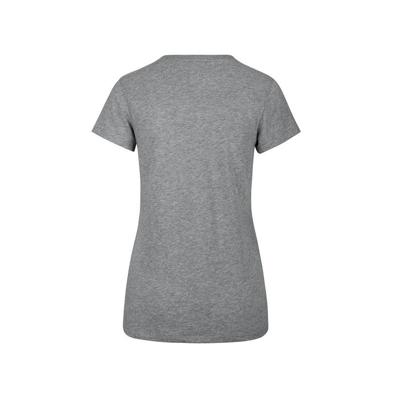 Ladies Grey Sparkle Dip Club Scoop Tee1