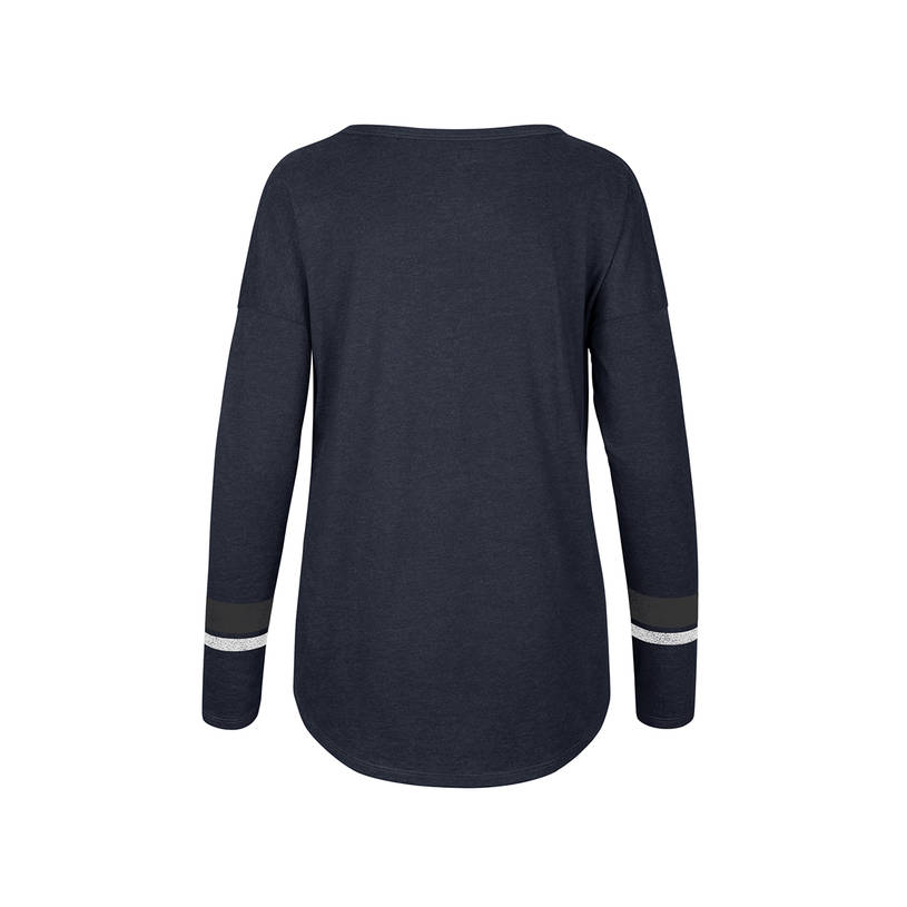 Ladies Club Courtside Stripe Long Sleeve Tee1