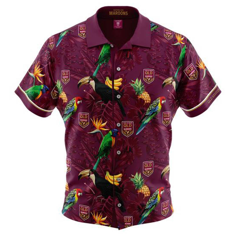 Kids State of Origin Hawaiian Shirt0