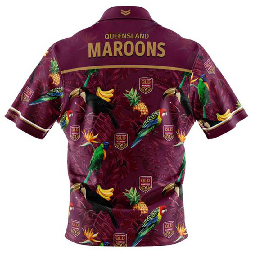 Kids State of Origin Hawaiian Shirt1
