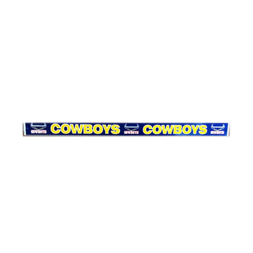 Cowboys Number Plate Sticker0