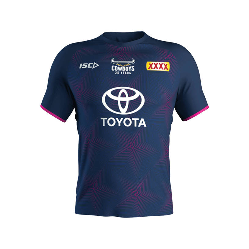 2020 Mens Training Tee - Navy/Pink0