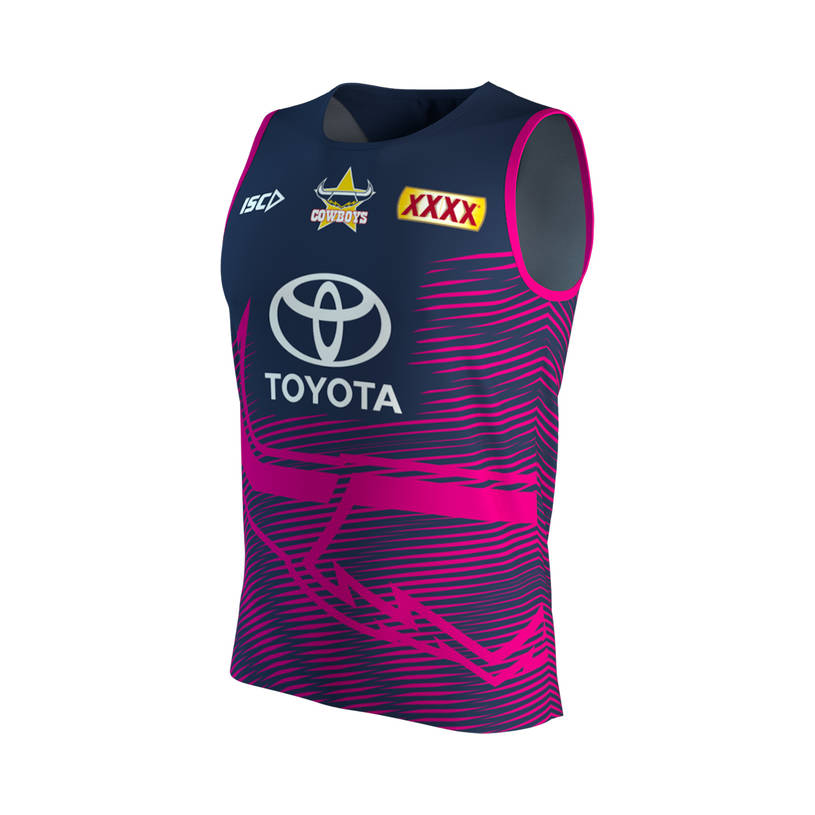 2019 Mens Training Singlet - Pink1