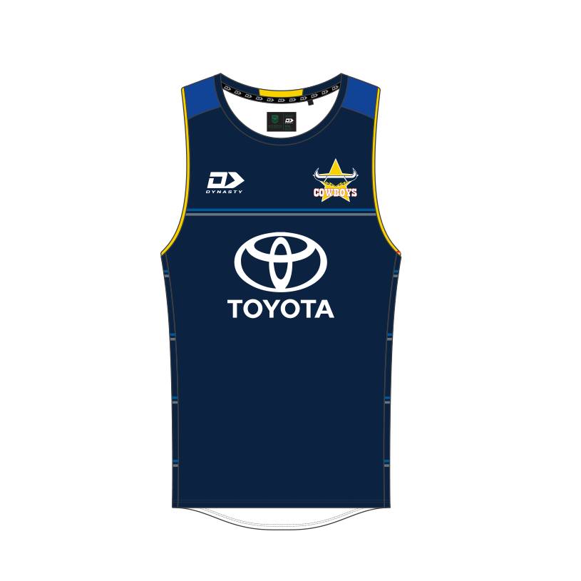 2021 Kids Training Singlet - Navy0